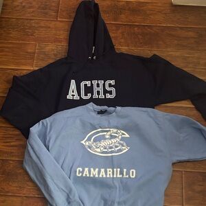 Adolfo Camarillo High school merch. Hoodie and crewneck sweatshirt xl